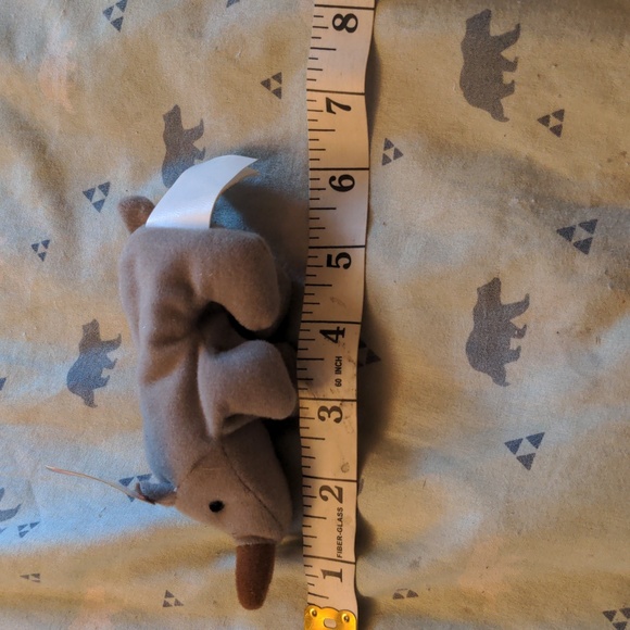 Teenie Beanie Babies Spike The Rhinoceros 1999 Ty - Picture 8 of 8